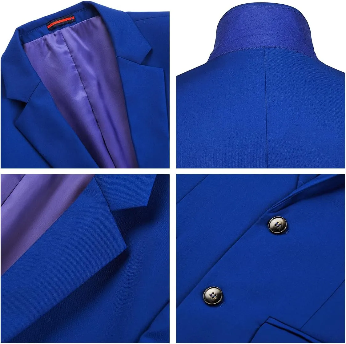 Tuxedo Men Suit Regular Fit 3 Piece Suit Blazer Jacket Waistcoat Pants Men Suit Set for Wedding Prom