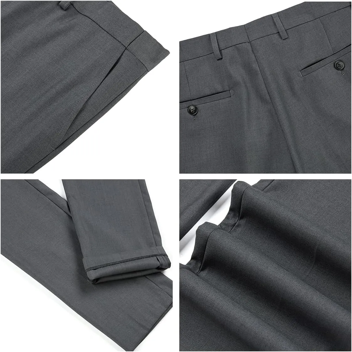 Tuxedo Men Suit Regular Fit 3 Piece Suit Blazer Jacket Waistcoat Pants Men Suit Set for Wedding Prom
