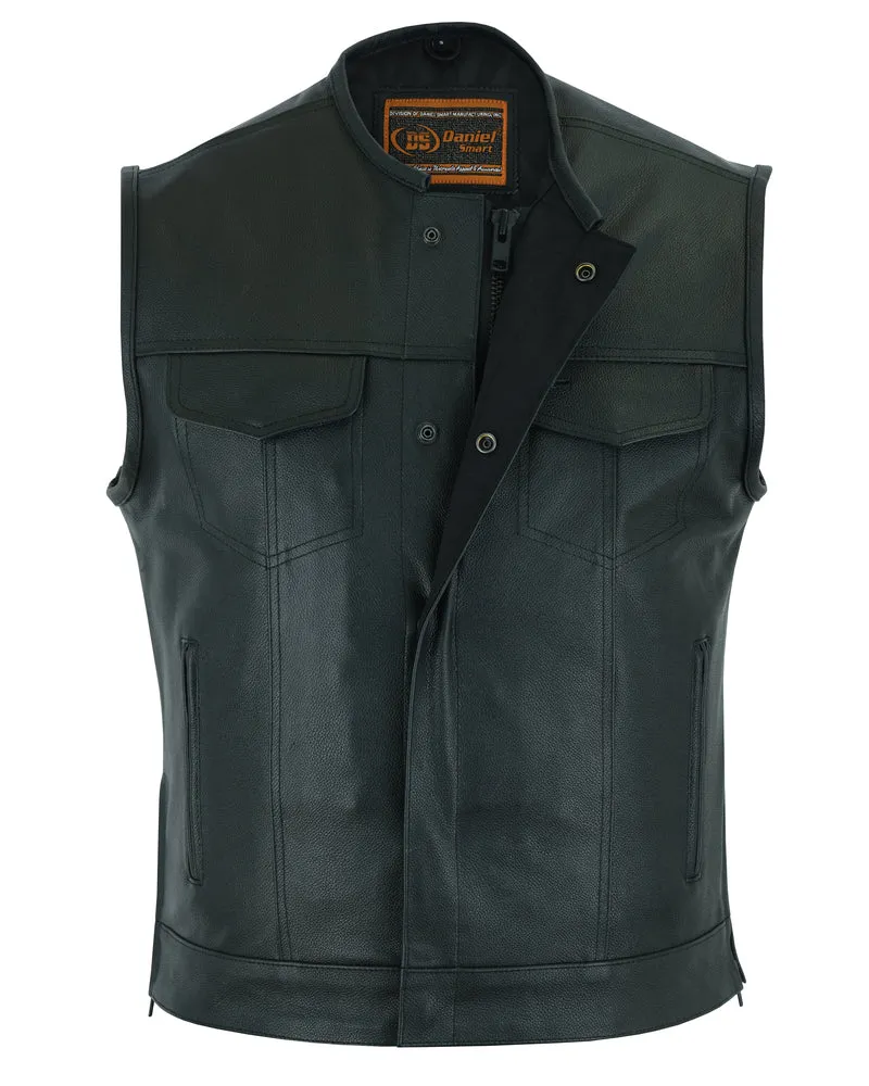Upgraded Style Gun Pockets, Hidden #10" Black Metal Zipper, Sid