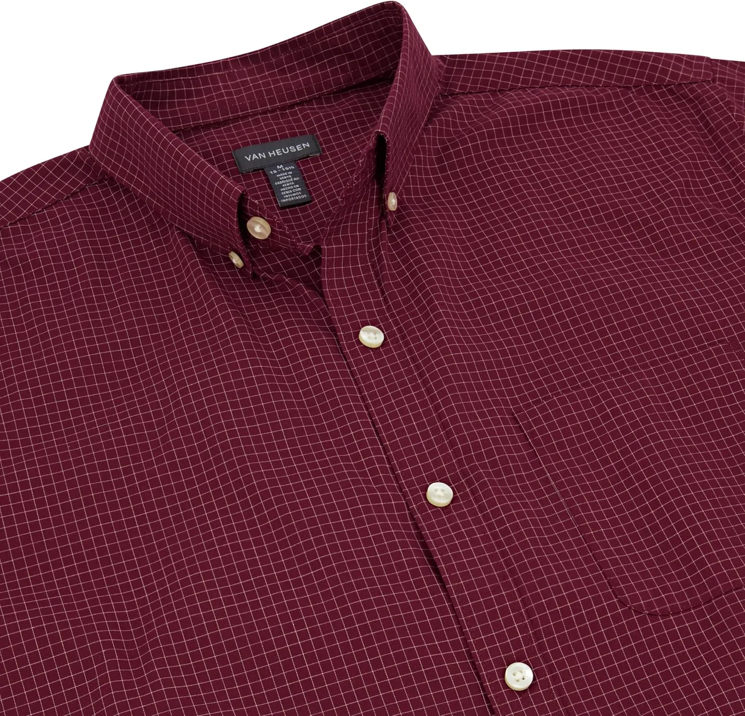Van Heusen Men's Wrinkle Free Long Sleeve Button Down Shirt