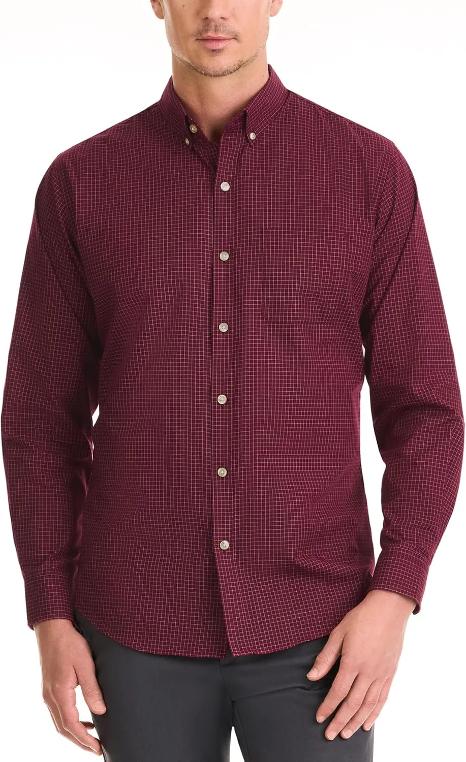 Van Heusen Men's Wrinkle Free Long Sleeve Button Down Shirt