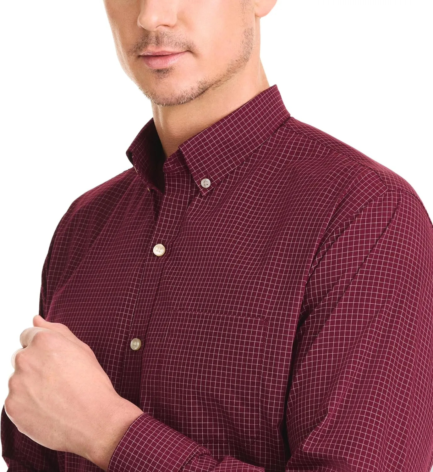 Van Heusen Men's Wrinkle Free Long Sleeve Button Down Shirt