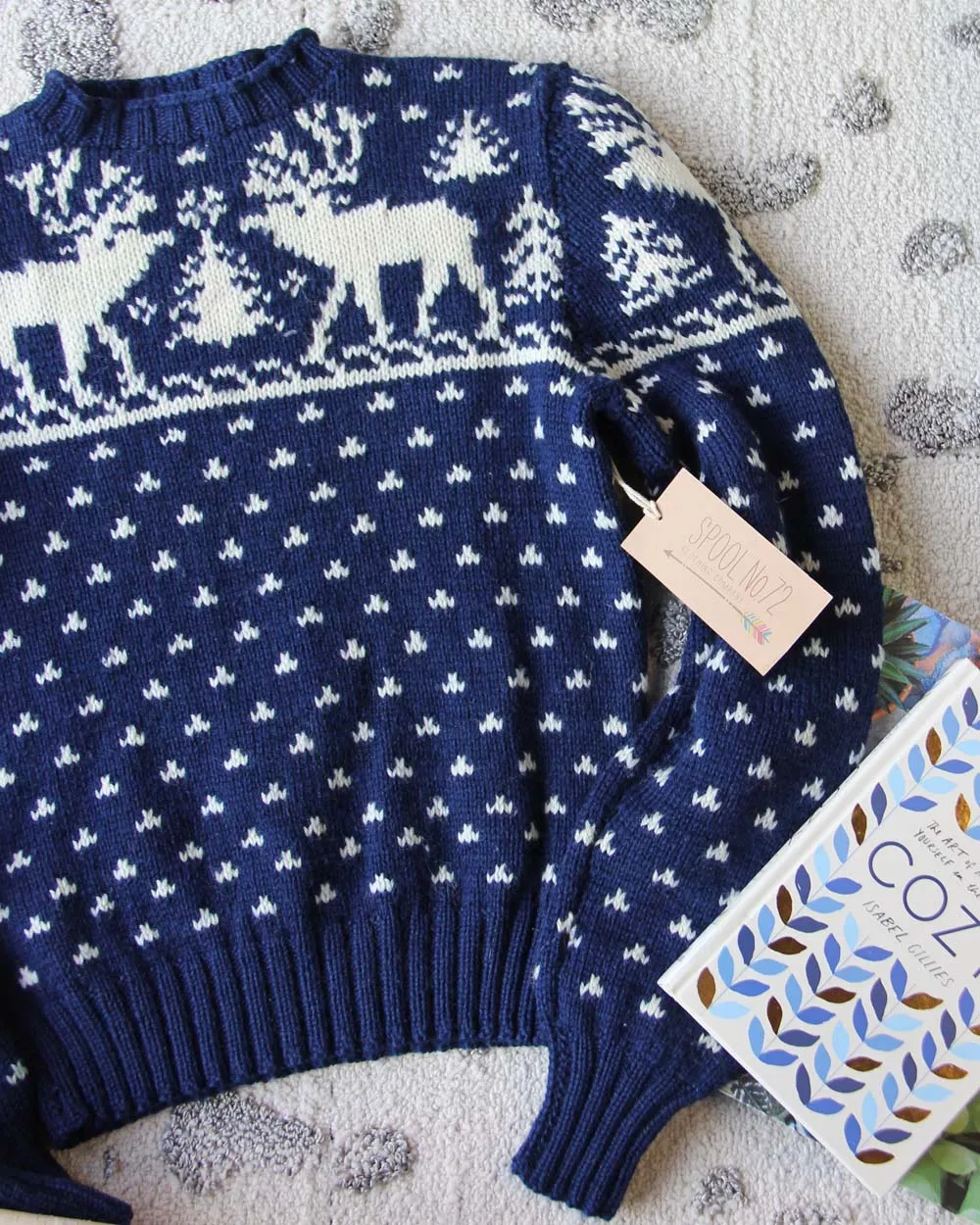 Vintage Sleepy Forest Sweater