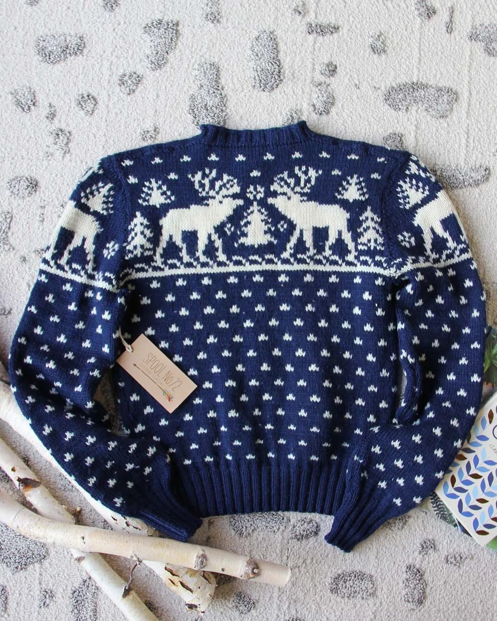 Vintage Sleepy Forest Sweater