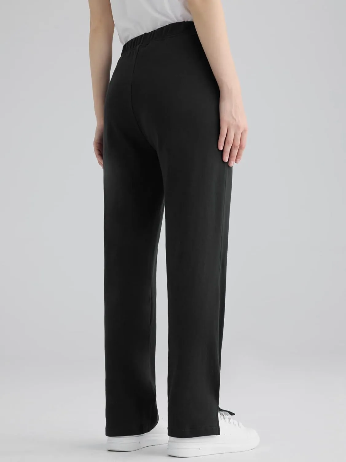 Weintee Women's Petite Knit Pants with Pockets