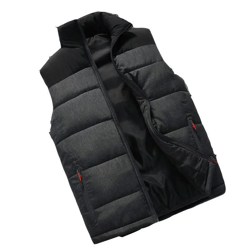 West Louis Men's Winter Sleeveless Down Vest