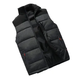 West Louis Men's Winter Sleeveless Down Vest