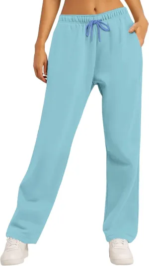 Wide Leg Pants for Women, Wide Leg Straight High Waisted Lightweight Linen