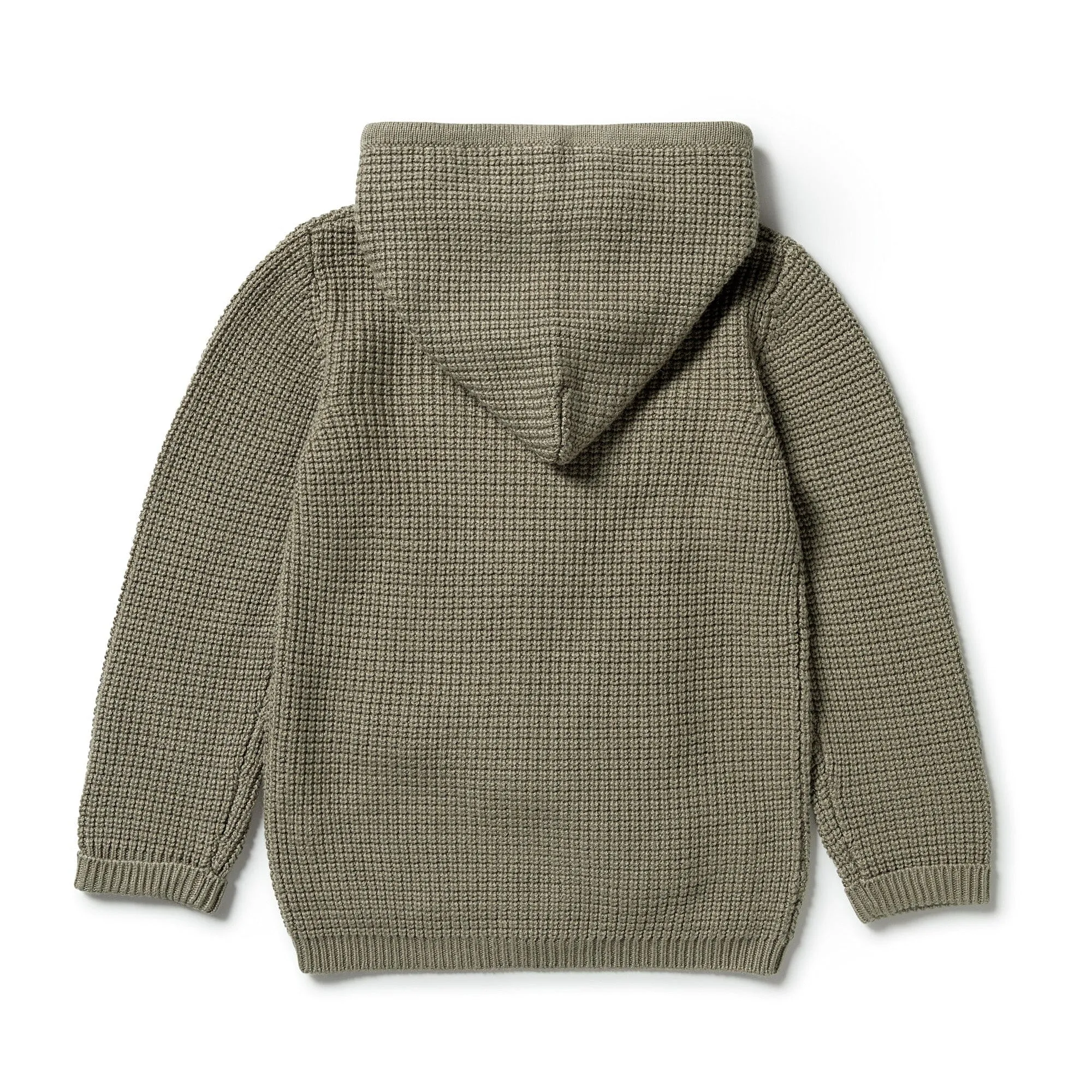 Wilson & Frenchy - Knitted Zipped Jacket Dark Ivy