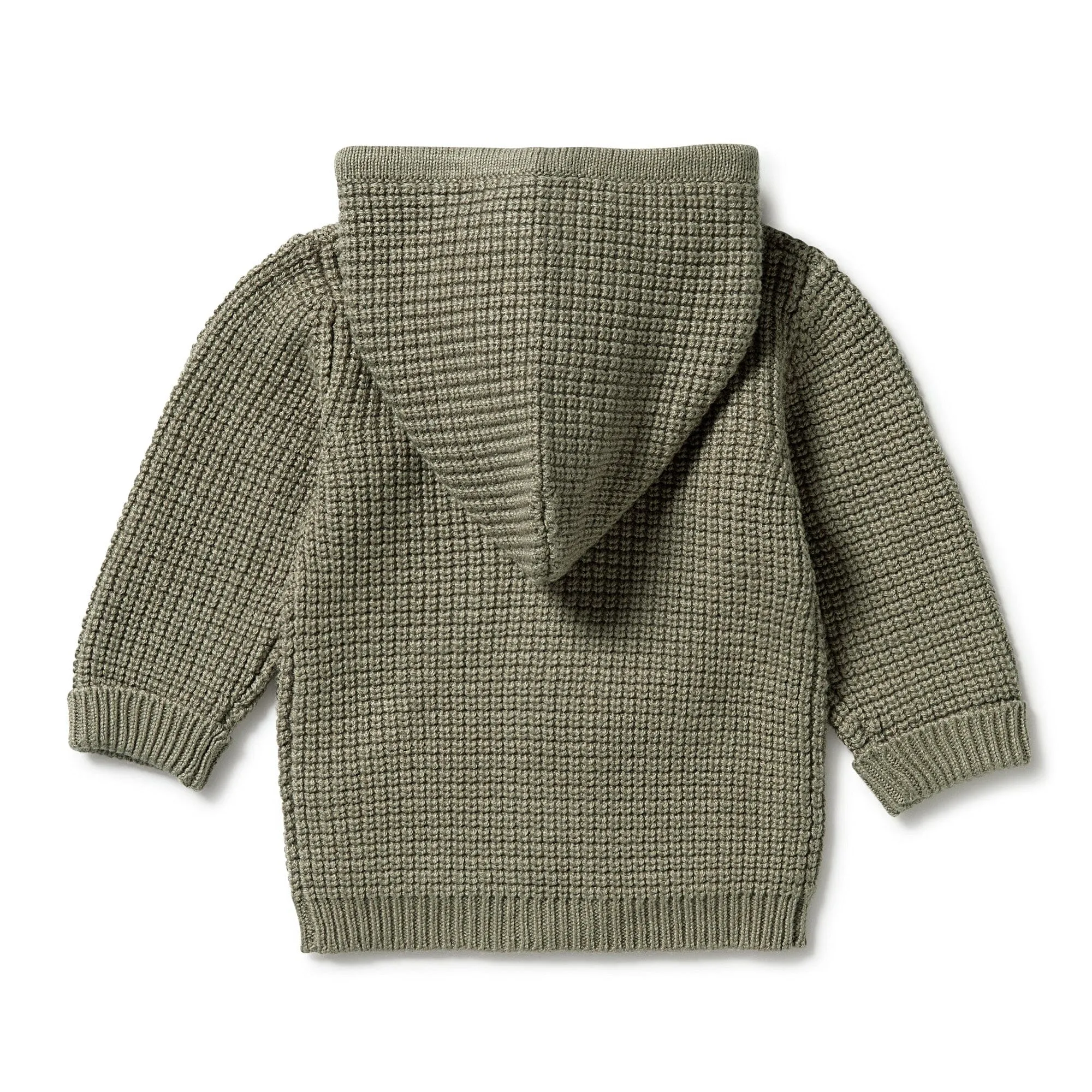 Wilson & Frenchy - Knitted Zipped Jacket Dark Ivy