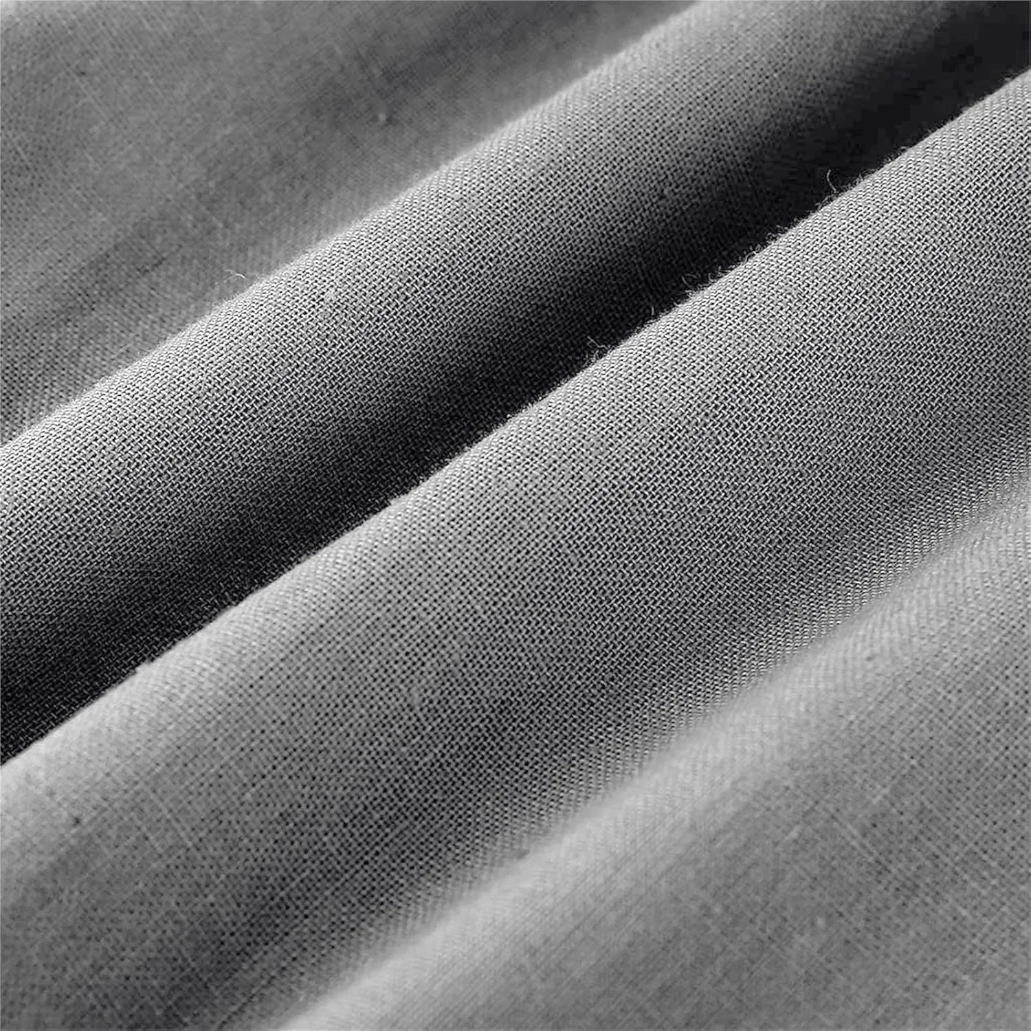 Women Linen Blend Summer Y2K Fashion Palazzo Pants High Waist Straight Slim-Fit Pant Trousers Work Business