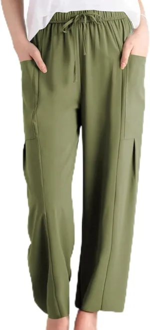 Women Linen Palazzo Pants Summer Boho Wide Leg High Waist Drawstring Casual High Waist Lounge Pant Trousers Pockets