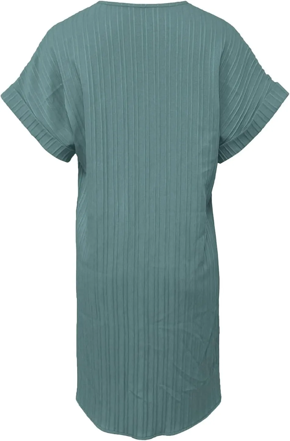 Womens Cotton Shirt Dress 2025 Summer Casual Cap Sleeve Button V Neck Shift Dress Beach Cover Up Shirts with Pockets