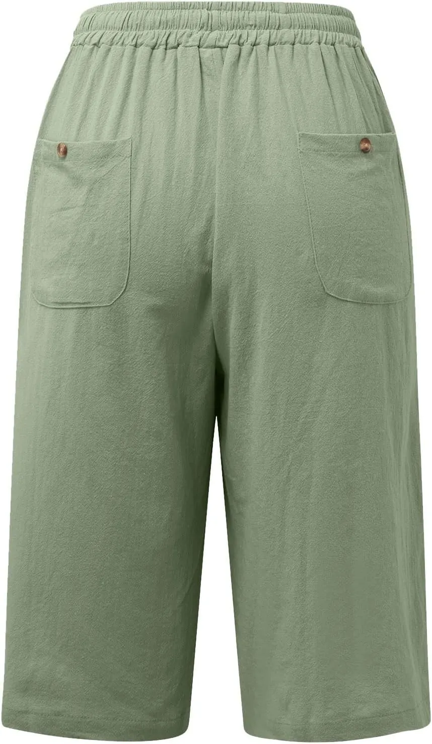 Women's Linen Summer Striped Pants Low Waist Bootcut Slim-Fit Palazzo Lounge Pants Work Business