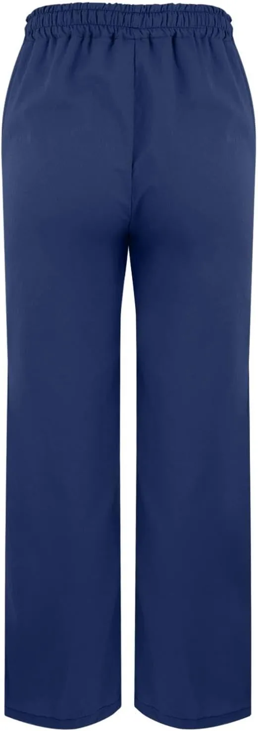 Women's Summer Long Solid Color Cotton Linen Straight Leg Loose Casual Pants Pants with Pockets Summer