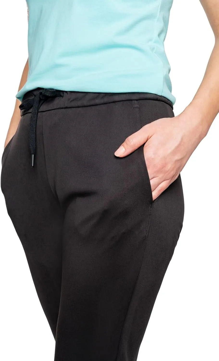 Women's Tech Pants - Casual Knit Pants with Built-in Permethrin Tick, Mosquito, & Biting Insect Protection