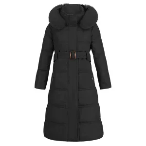 YESFASHION Slim Fit Down Padded Jacket Mid-length Coats