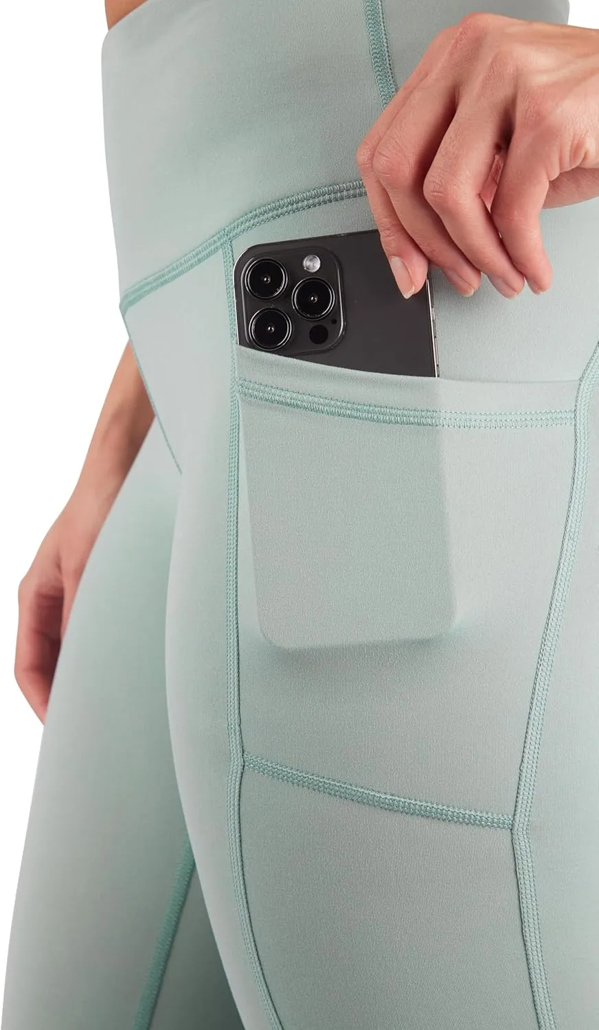 Yogalicious High Waist Ultra Soft 7/8 Ankle Length Leggings with Pockets for Women