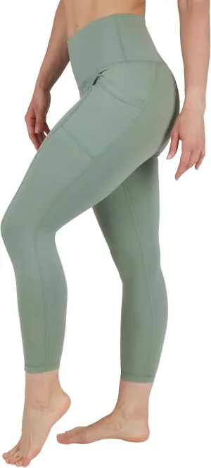 Yogalicious High Waist Ultra Soft 7/8 Ankle Length Leggings with Pockets for Women