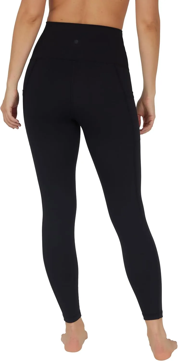 Yogalicious High Waist Ultra Soft 7/8 Ankle Length Leggings with Pockets for Women